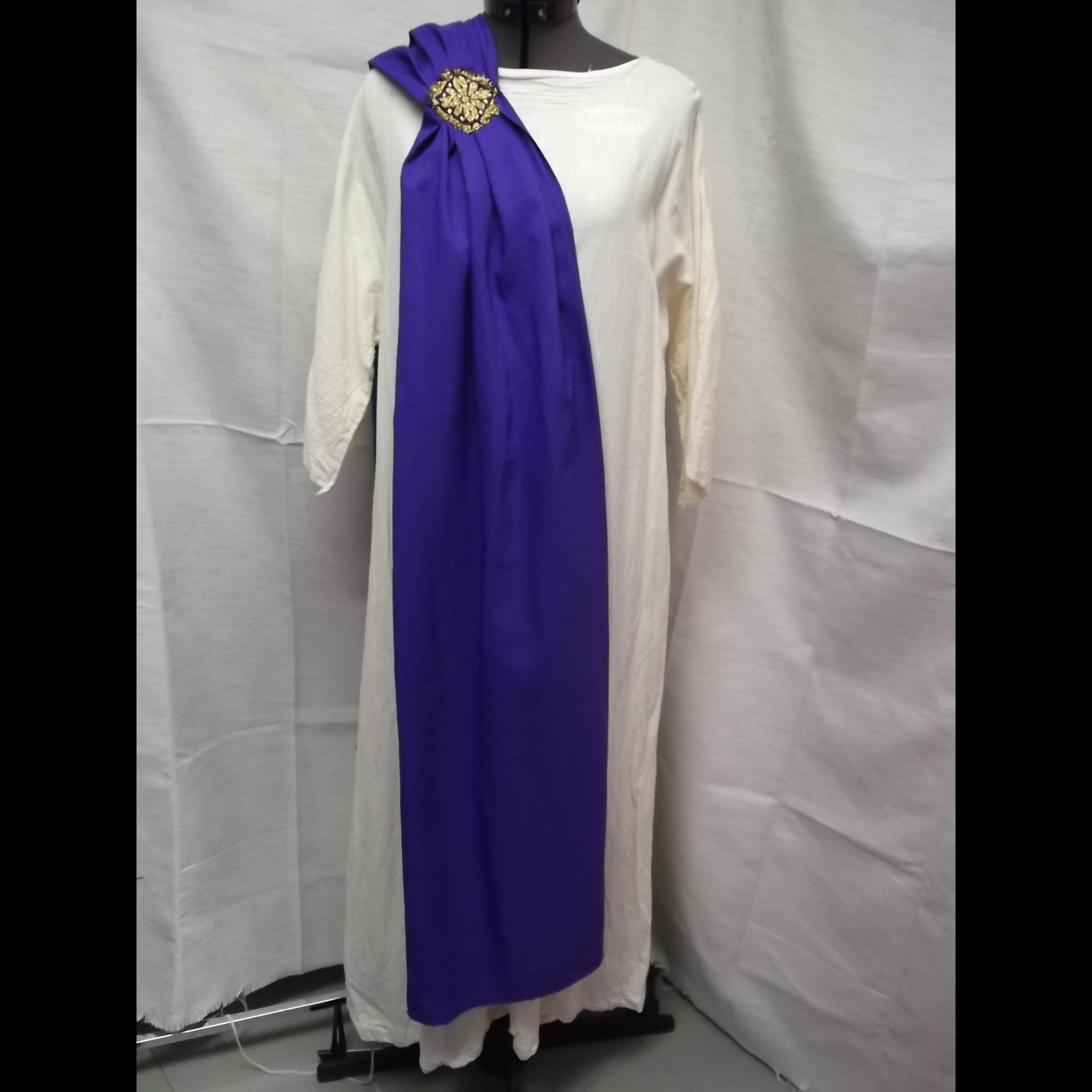 Purple Shoulder Drape Bdrp 9101
