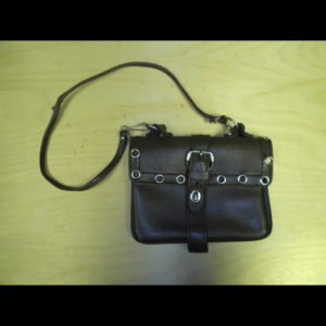 Brown Purse Wm Prs lng strp 6201