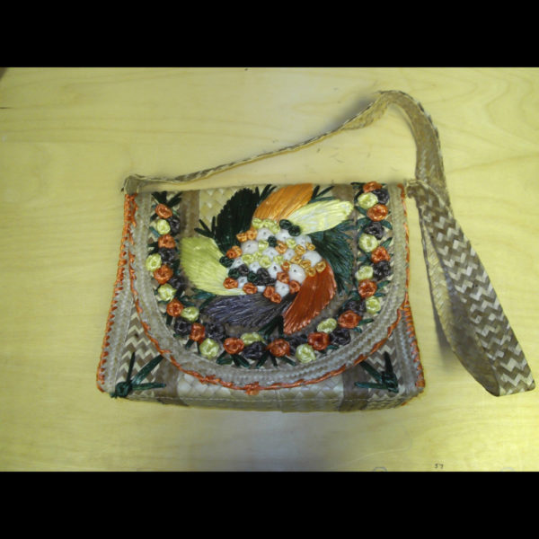 Brown Purse Wm Prs lng strp 6210