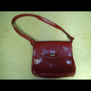 Red Purse Wm Prs lng strp 7201
