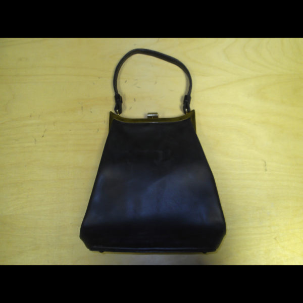Black Purse Wm Prs shrt strp 1104