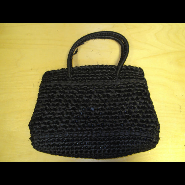 Black Purse Wm Prs shrt strp 1113
