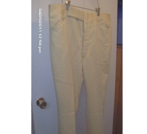 Yellow Dress Pants-MN PT 5400-Waist 38"
