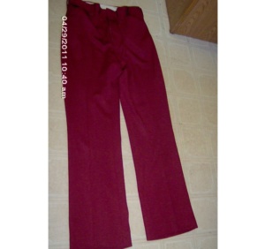 Maroon Dress Pants-MN PT  7200