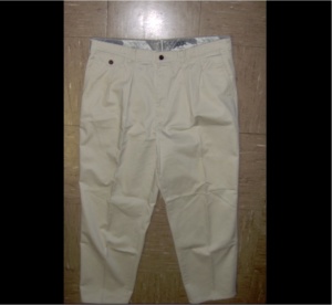 White Khaki Dress Pants-MN PT 8402-Waist 38"