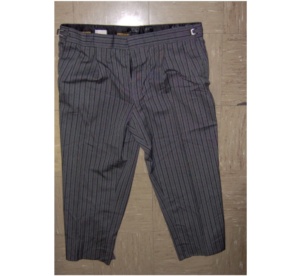 Grey Striped Tuxedo Pants-MN TX PT  2900- W-50"