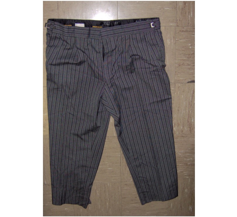 Grey Striped Tuxedo Pants-MN TX PT 2900- W-50″ – Costume Cottage