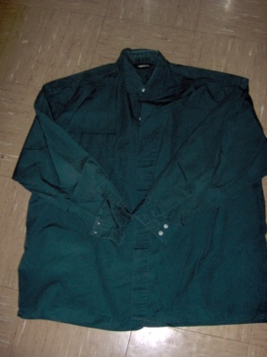 dk green Dress Shirt-Mn Sht 3840-Neck 18