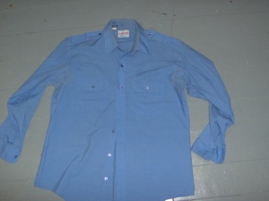 dark blue Dress Shirt-Mn Sht 4441-Neck 16.5