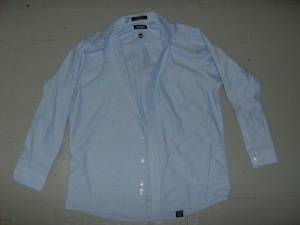 medium blue Dress Shirt-Mn Sht 4449-Neck 16.5
