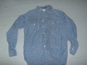 medium blue Dress Shirt-Mn Sht 4460-Neck 16.5