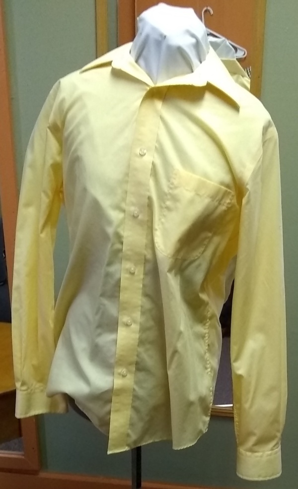 yellow Dress Shirt-Mn Sht 5240-Neck 15.5