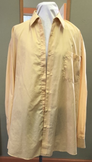 Yellow Dress Shirt-Mn Sht 5640-Neck 17.5