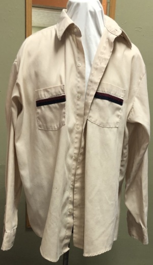 Lt. Tan Dress Shirt-Mn Sht 6643-Neck 17