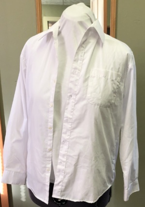 White Dress Shirt-Mn Sht 8201-Neck 15.5