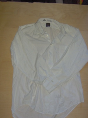 white Dress Shirt-Mn Sht 8220-Neck 15.5