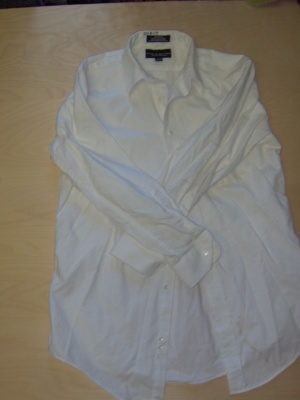 white Dress Shirt-Mn Sht 8227-Neck 15.5