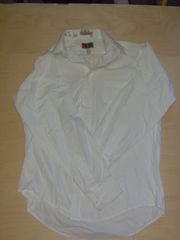white Dress Shirt-Mn Sht 8245-Neck 15.5