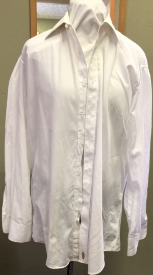 White Dress Shirt-Mn Sht 8248-Neck 15.5