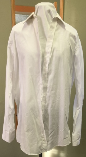 white Dress Shirt-Mn Sht 8428-Neck 16