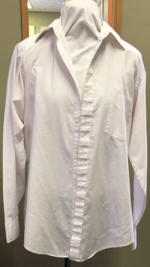 White Dress Shirt-Mn Sht 8443-Neck 16