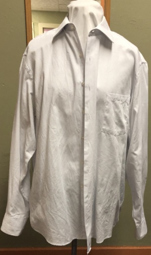 White Dress Shirt-Mn Sht 8458-Neck 16