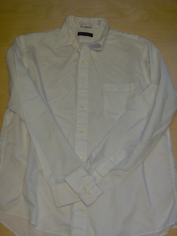 white Dress Shirt-Mn Sht 8461-Neck 16.5