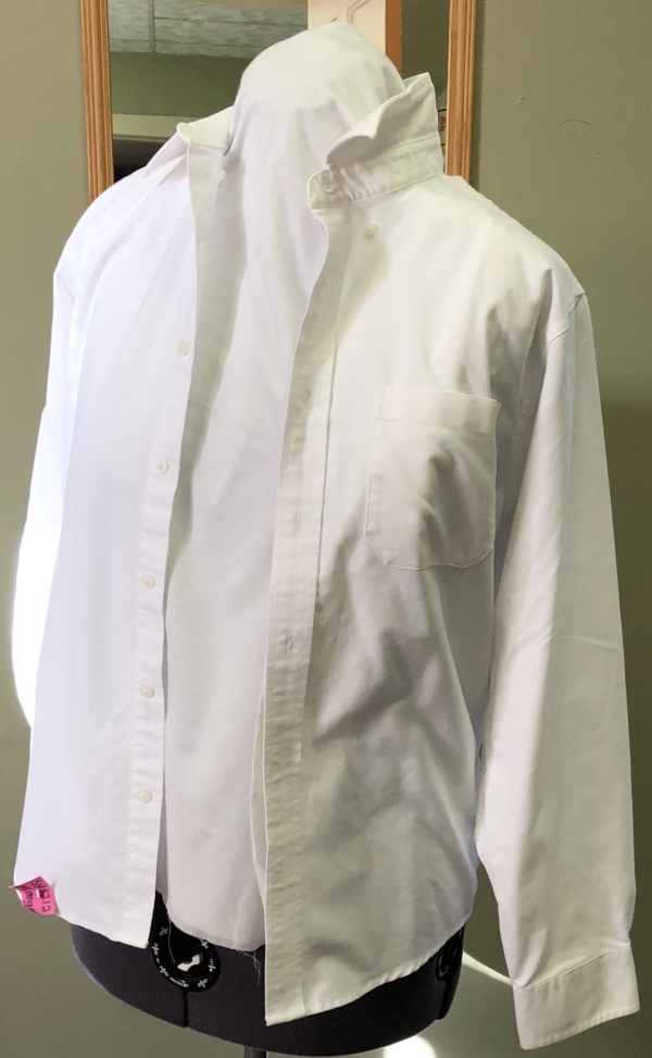 White Dress Shirt-Mn Sht 8621-Neck 17