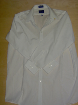 white Dress Shirt-Mn Sht 8665-Neck 17.5