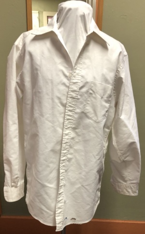White Dress Shirt-Mn Sht 8671-Neck 17