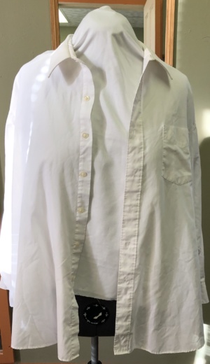 White Dress Shirt-Mn Sht 8841-Neck 18
