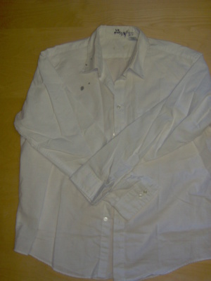 white Dress Shirt-Mn Sht 8843-Neck 18