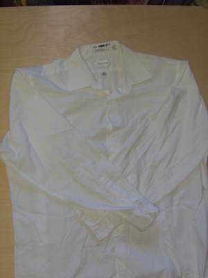 white Dress Shirt-Mn Sht 8862-Neck 18
