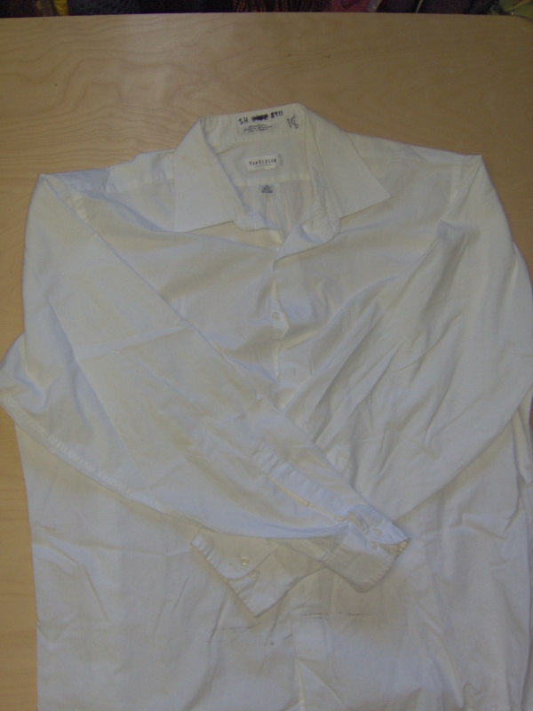 white Dress Shirt-Mn Sht 8862-Neck 18