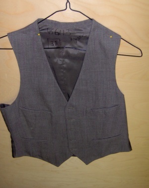 Grey Vest-Mn Vst 2125-Chest 38