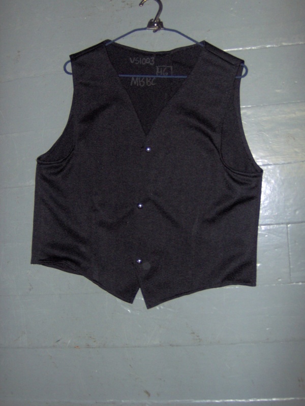 Black Vest-Mn Vst 1400-Chest 44