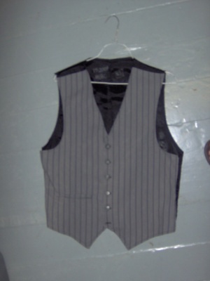 greyblack white Vest-Mn Vst 2150-Chest 38