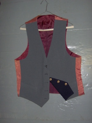 grey Vest-Mn Vst 2201-Chest 40