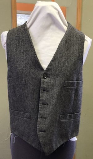 Grey Vest-Mn Vst 2300-Chest 42