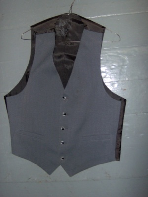 grey Vest-Mn Vst 2302-Chest 42