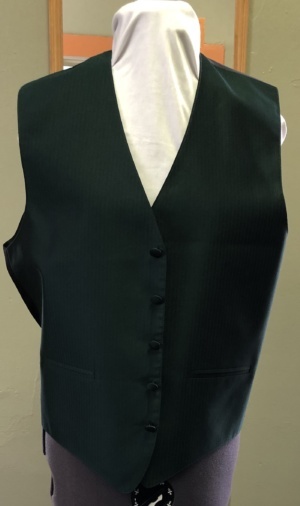 Dark Green Vest-Mn Vst 3450-Chest 44