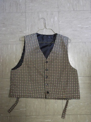 Green/Orange/Gold Vest-Mn Vst 3625-Chest 48