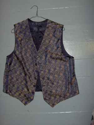navy/gold Vest-Mn Vst 4328-Chest 42