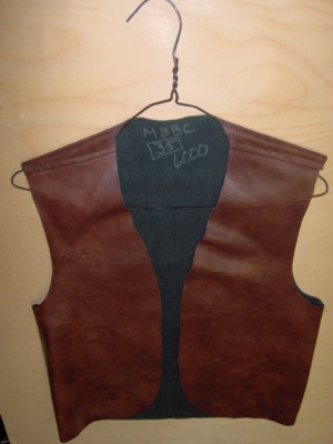 brown Vest-Mn Vst 6003-Chest 35