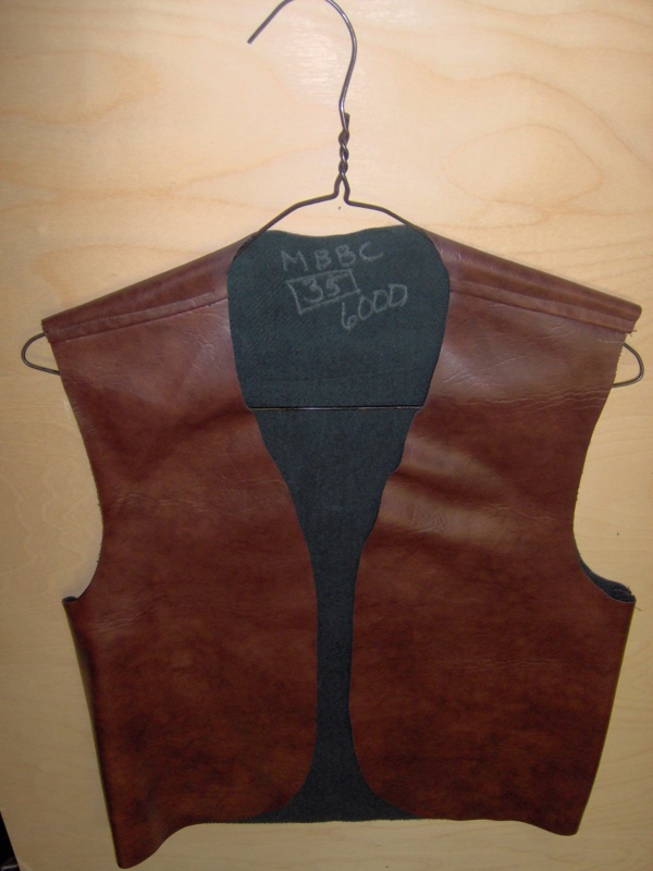 brown Vest-Mn Vst 6003-Chest 35