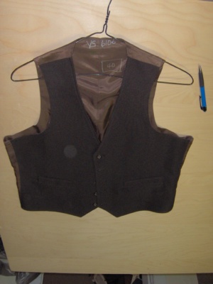 dark brown Vest-Mn Vst 6202-Chest 40