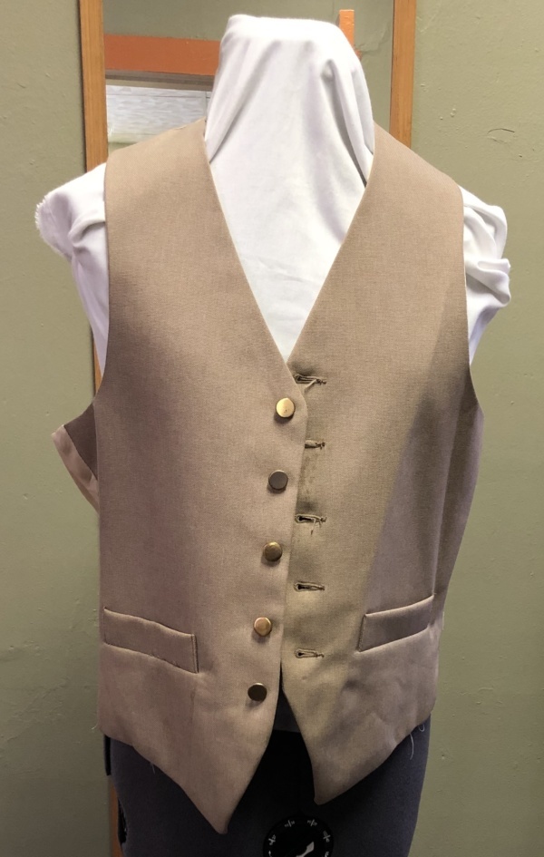 Light Brown Vest-Mn Vst 6204-Chest 40