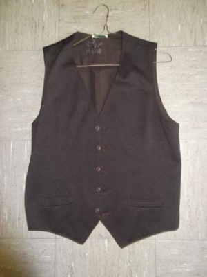 brown Vest-Mn Vst 6302-Chest 42