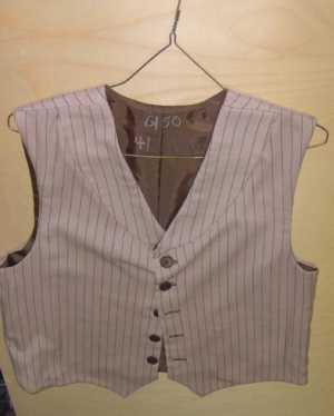 Brown Vest-Mn Vst 6351-Chest 42