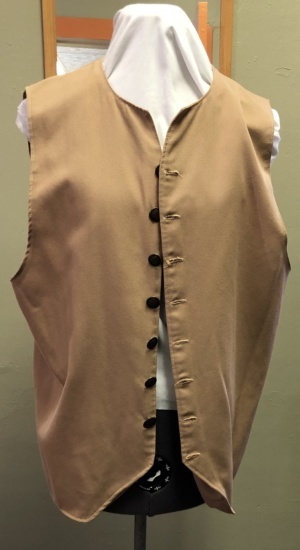 Brown Vest-Mn Vst 6400-Chest 44